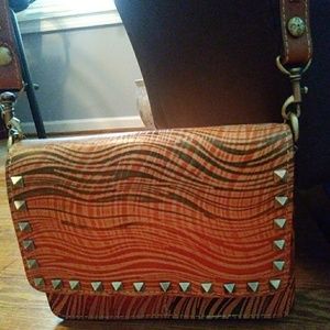 Patricia Nash Leather Cross Body Bag